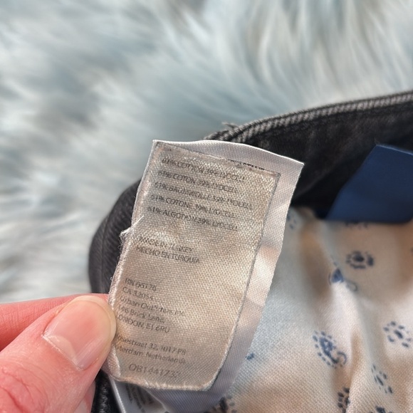 Anthropologie Pilcro High Waist Straight Leg Black Jeans sz 28 - Picture 7 of 8